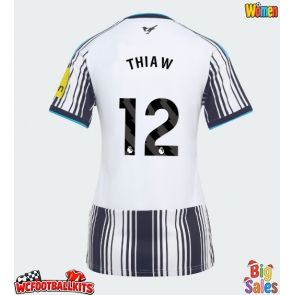 Newcastle United Malick Thiaw #12 Replica Home Stadium Shirt for Women 2026-27 Short Sleeve